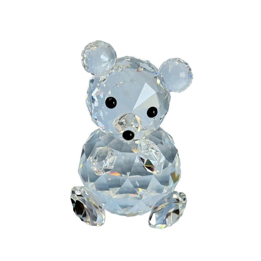 Retired Swarovski Silver Crystal Large Bear A 7637 NR 075 000 with Original Box - Picture 2 of 9